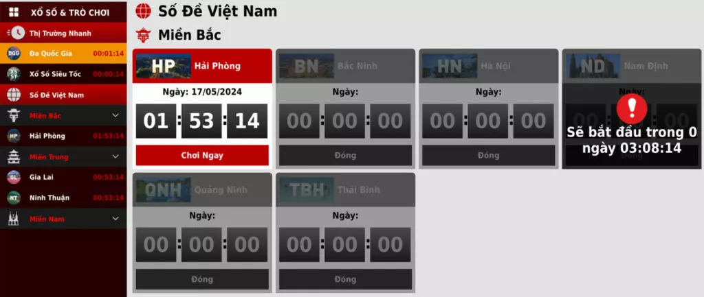 Các loại cược xổ số W88